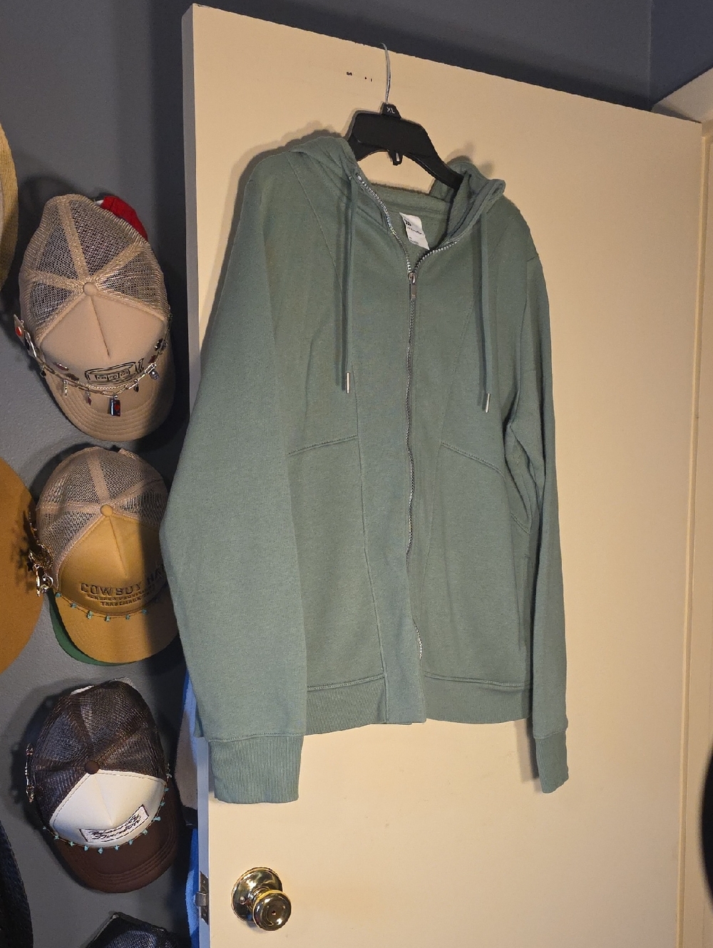 all in motion Sage Green Full-Zip Hoodie